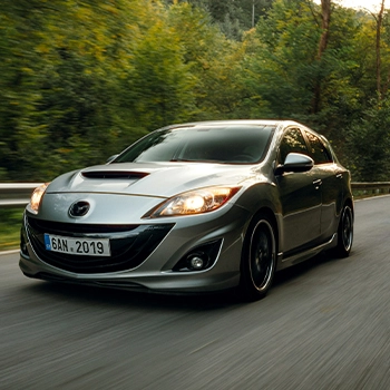 Silver Mazda